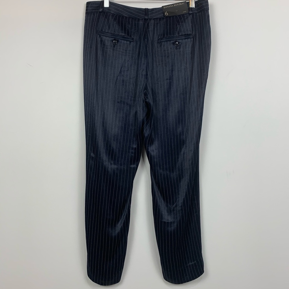 NWT Banana Republic Avery Straight Pinstripe Pant - Picture 4 of 6